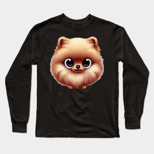 Playful Pomeranian Long Sleeve T-Shirt